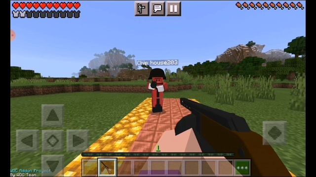 Мод на реалистичное оружие в майнкрафт пе! Самый новый мод! смотреть онлайн