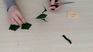 ❤Листья для розы своими руками.DIY leaves for roses. Basteln mit Papier.DIY Deko & Geschenk.
