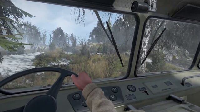 ГАЗ 66 с буровой установкой в поисках улучшения (часть 1) лужи, грязь, мокрый снег смотреть онлайн