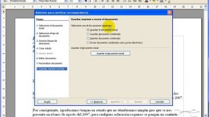 Combinar Correspondencia con Open Office. 4 de 4