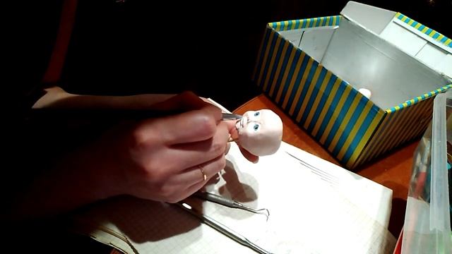 Лепим голову кукле (Sculpt the head doll) смотреть онлайн