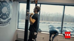 #Тяжелая атлетика  " Толчок штанги с груди " YRR