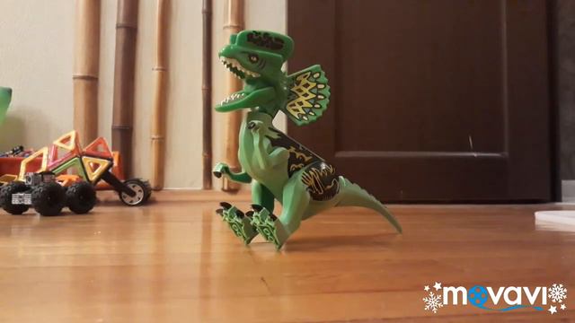 Дилофозавр из ЛЕГО , СТАЛ ЖИВЫМ смотреть онлайн