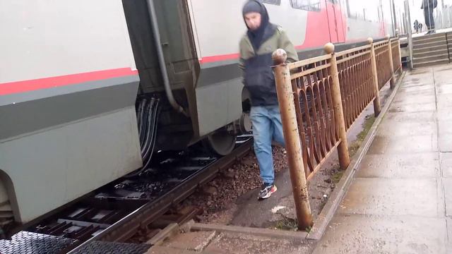 Двойной Электропоезд Ласточка эс2г-027+эс2г-026 Сообщением Санкт-Петербург Тосно Поповка смотреть онлайн