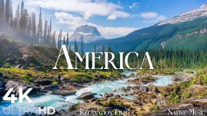 Американская мечта Природа и Города - Расслабляющая музыка и красивые виды Full HD