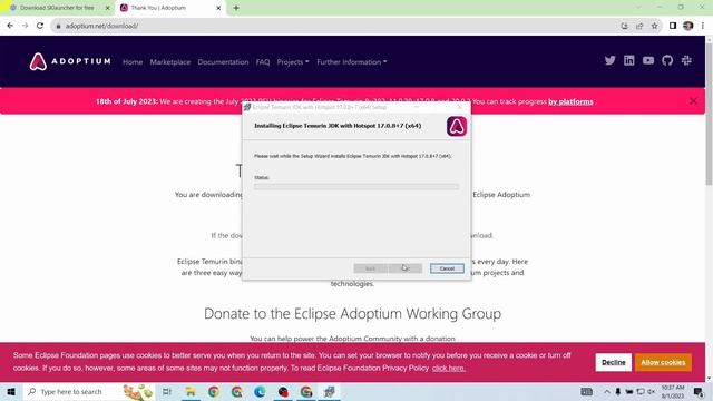 How to install Minecraft (JAVA) SKlauncher on Windows 10 .2023 Updated using Temurin 17 LTS. смотреть онлайн