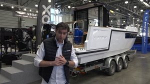 НЕ ОБЗОР!!! Новейший кабинный катер SeaRene 745. Представлен на Moscow Boat Show 2022