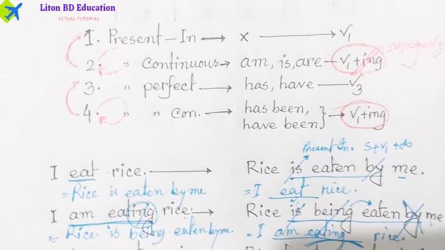 How to change passive voice into active,Change into Active,Liton bd Education,