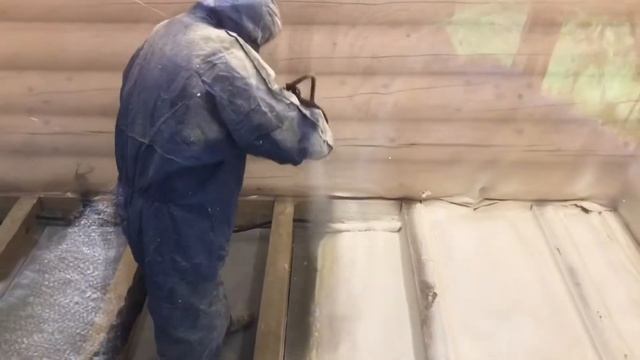Утепление полов ППУ. Оборудование интерскол. смотреть онлайн