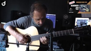 Recording acoustic guitar at home - Behringer C2 - Test