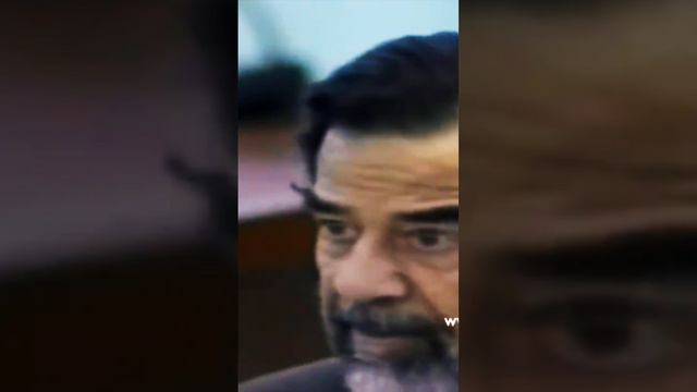 صدام حسين يرد على القاضي بسبب شاهد الزور