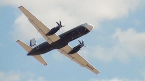 Ил-114-300. Посадка с  коротким пробегом за 12 сек. МАКС-2021.