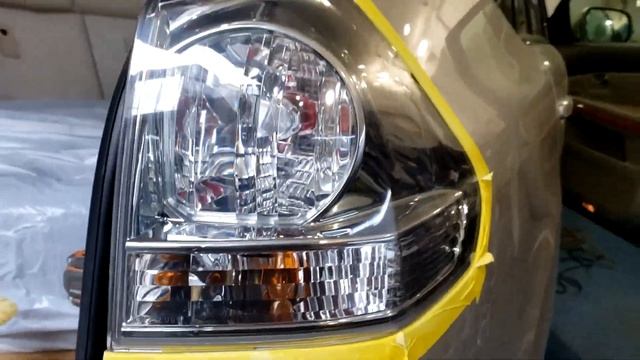 Lexus rx330 реставрация фар и фонарей