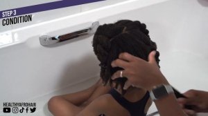FULL WASHDAY ROUTINE for KIDS 💦 (Detangle, Wash, Condition, Moisturise & Style) (Natural Hair)