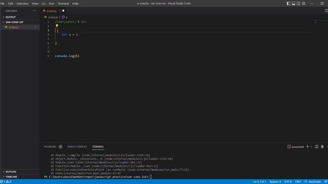 JavaScript Explained | What Is The Difference Between Var, Const, and Let