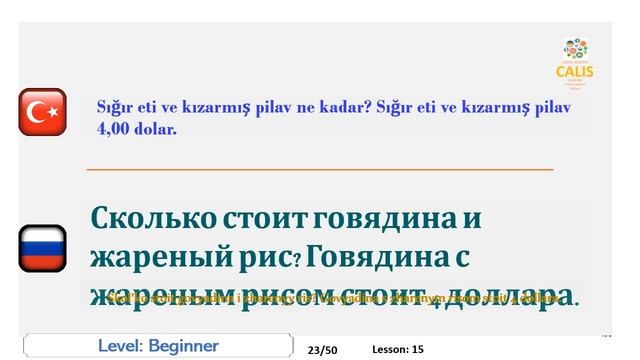 15. Rusça Başlangıç Seviyesi Konuşma Öğrenme смотреть онлайн