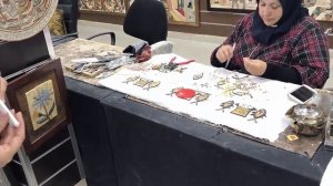 Мадаба|Что посмотреть и что купить в Иордании|Как делают мозаику в Иордании|Цветные страусиные яйца