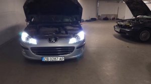 Peugeot 407 bi-led projector upgrade рециклиране на фарове би-лед