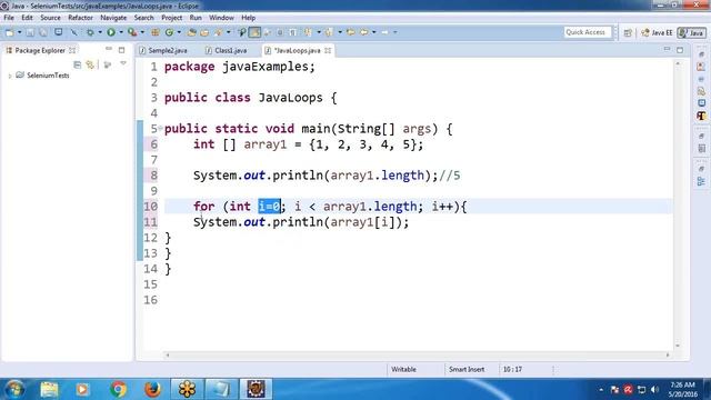 Java for Selenium Part 6: Java Arrays, Java Input and Output смотреть онлайн