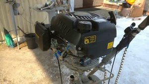 Гибрид 7л/с. С двигателем Чемпион+стрела, выхлоп в воду.