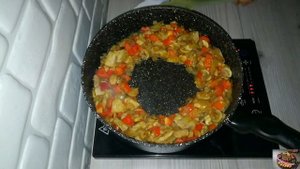 Гуляш из свинины с грибами.