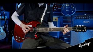 Epiphone SG Special P-90 - Sparkling Burgandy sound & review.