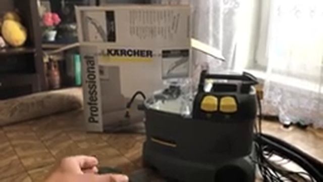 Покупка экстрактора Karcher Puzzi 8/1с. Первый бизнес! Химчистка Мебели