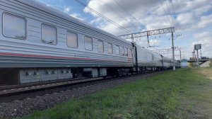 Правительственный поезд! ЭП20-057 и безномерные ТЭП70БС с Литерным поездом