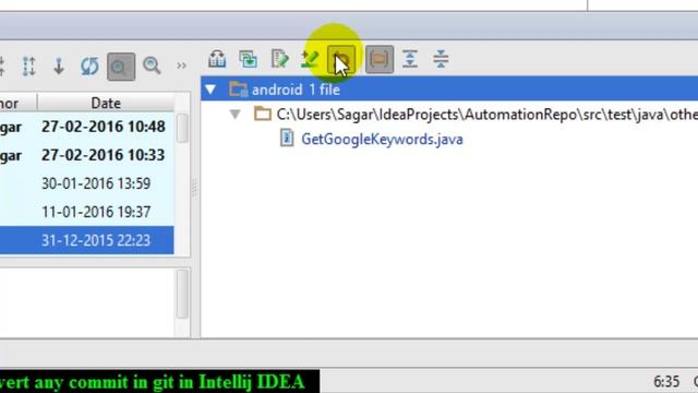 How to revert any commit in git in Intellij IDEA смотреть онлайн