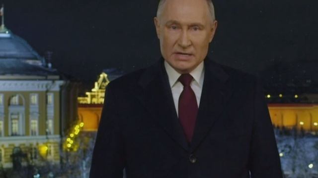 Новогоднее обращение президента России  Владимира Владимировича Путина 2024