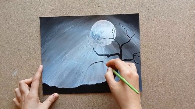 Рисуем картину цветущая сакура. Как рисовать дерево. Картинки для срисовки легкие и красивые.