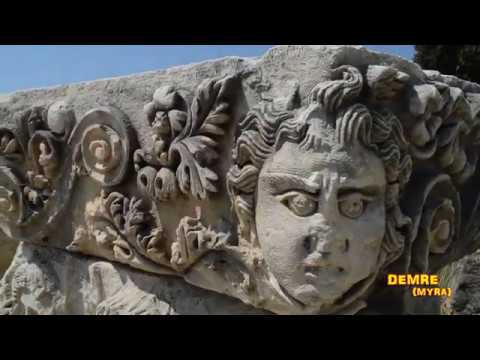 Demre Myra  Ликийские гробницы и амфитеатр 2015