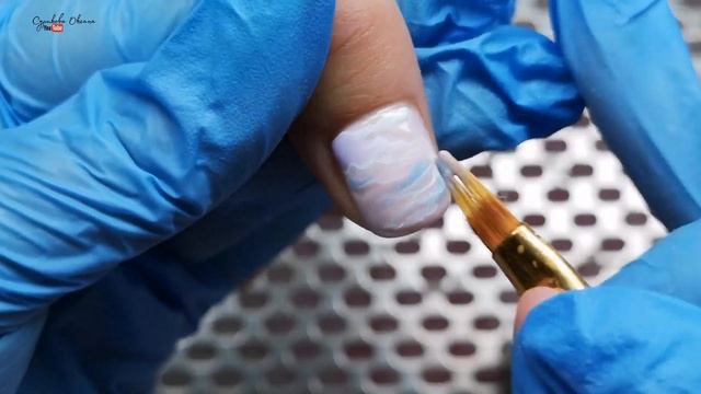 2 дизайна на коротких ногтях. Быстрый молочный маникюр с растекающимся гель-лаком Grattol Camouflag