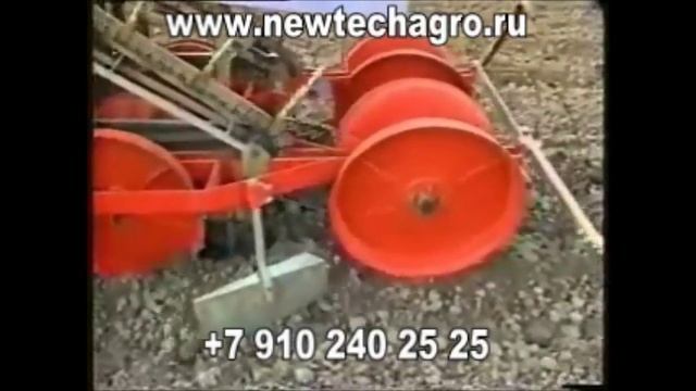 Машина для посадки саженцев, хрена, посадочная машина для питомников смотреть онлайн