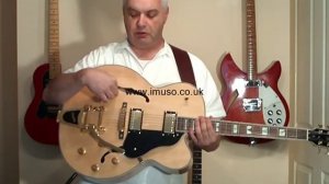 Review of the Washburn J-7 Hollow-Body Electric Guitar