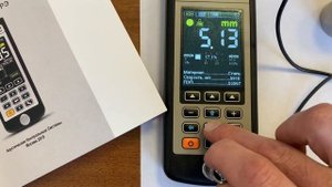 Опробование толщиномер ультразвуковой A1208 #приборы #интересно #толщиномер #техника #электроника