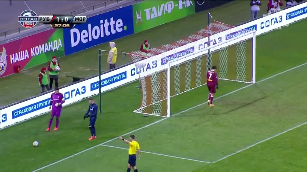 Рубин - Мордовия, Кузьмин, Опасный момент