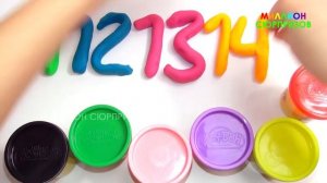 Учим цифры с Пластилином Плей До | Учимся считать от 1 до 20 | Детский канал | Пластилин для детей