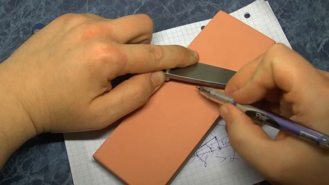 Как измерить и выставить угол при ручной заточке ножа. смотреть онлайн