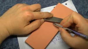 Как измерить и выставить угол при ручной заточке ножа.