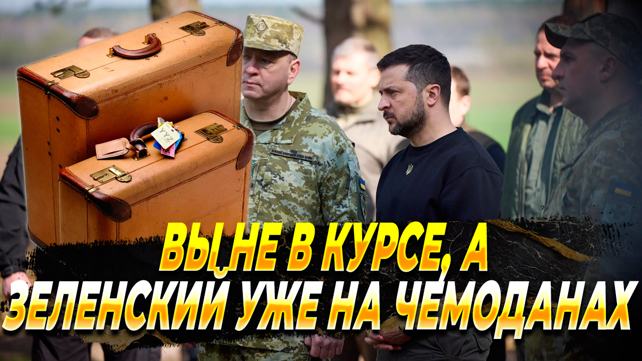 Зеленский уже на чемоданах - Новости