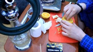 Готовим Кальян на апельсине.
