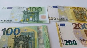 Чем отличаются банкноты 100 и 200  Евро нового образца от старых.