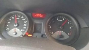 разгон меган 2 1.6 кпп от дизеля с отключеным ДАД