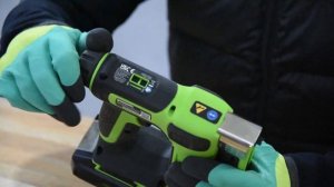 Аккумуляторный степлер Greenworks G24CS10 обзор и тест