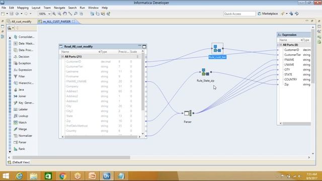 04. Informatica data quality Parser and standardizer transformation. смотреть онлайн