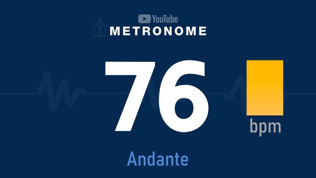 Metronome 76 bpm смотреть онлайн