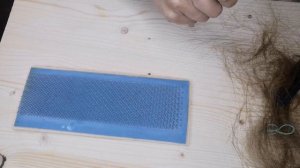 Вычес среза волос, закладка волос в карду. Карда.Срез волос. детские волосы