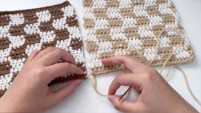 Crochet Brown Patchwork Cardigan Tutorial