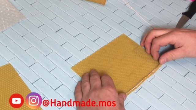 свечи из вощины своими руками